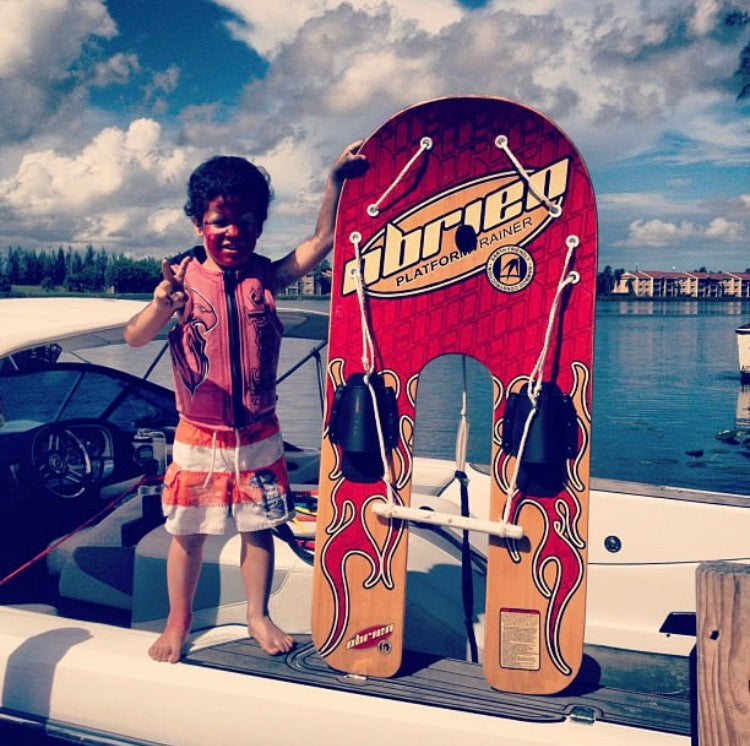Introduce waterskiing to your toddler