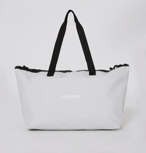Bolsa Life Tote Bag Light Grey Follow