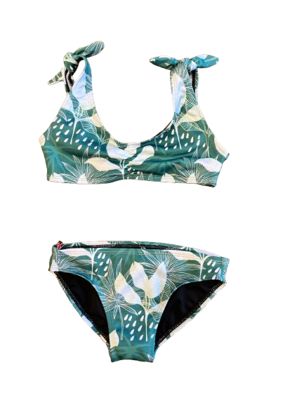 Bikini para niña Kulswimwear greens
