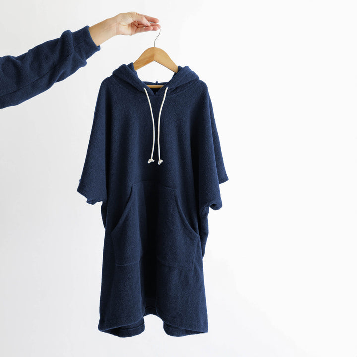 Poncho Ceco kids azul marino