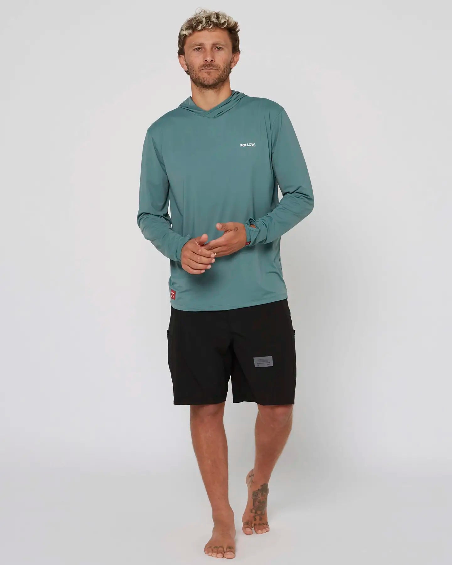 Hoodie para el sol follow olive