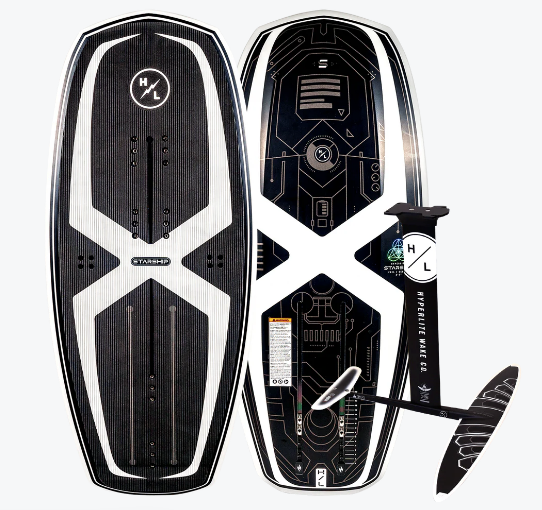 Foil Hyperlite con tabla starship y foil raptor 110 carbon