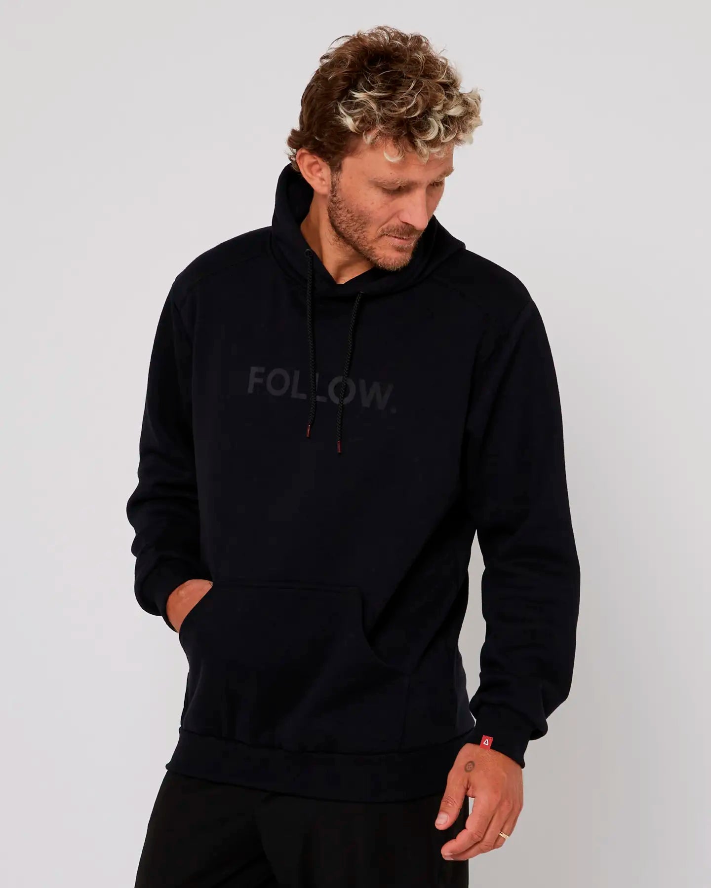 Hoodie Follow logo black