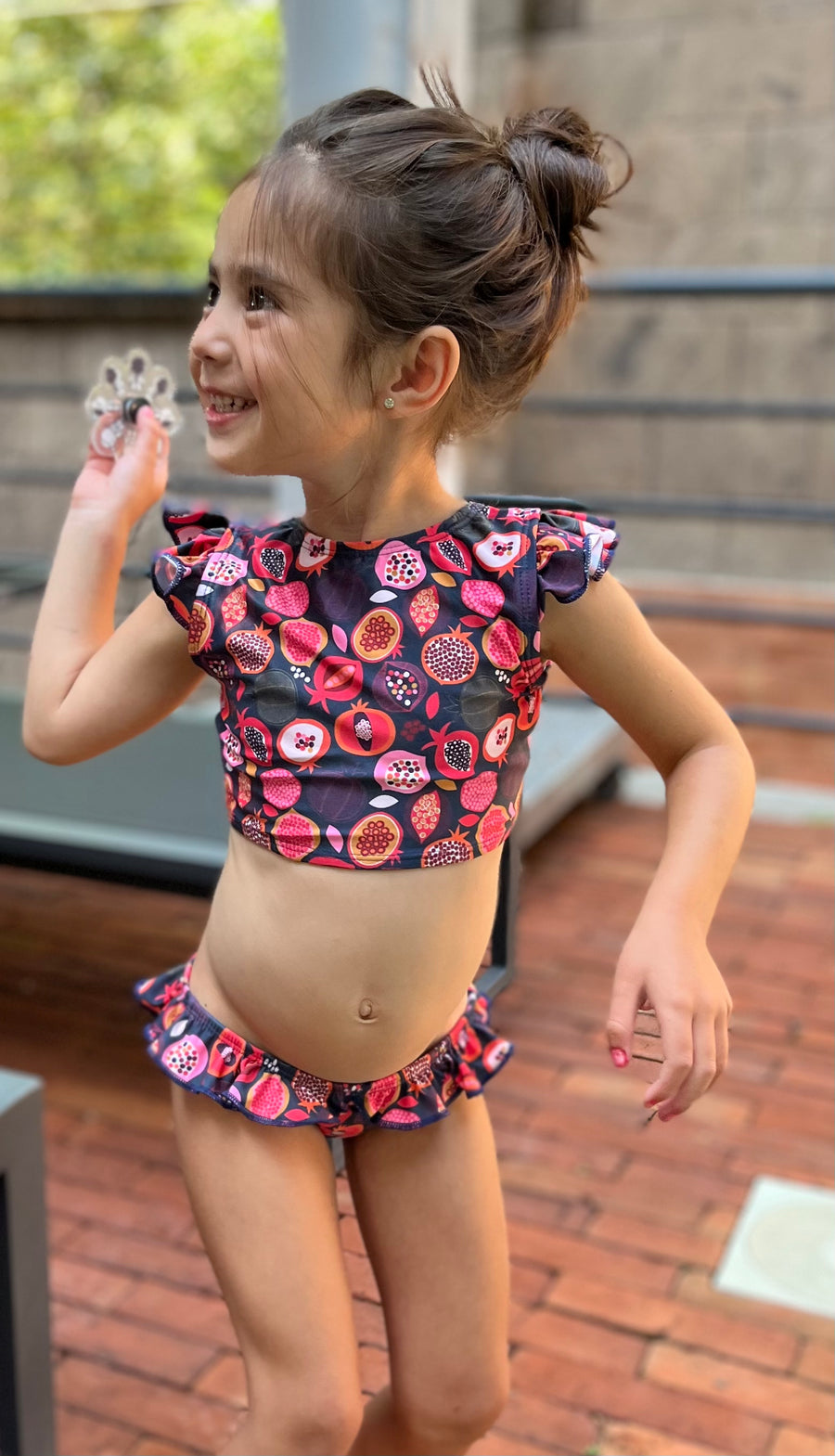 Bikini Kulswimwear para niña granadas