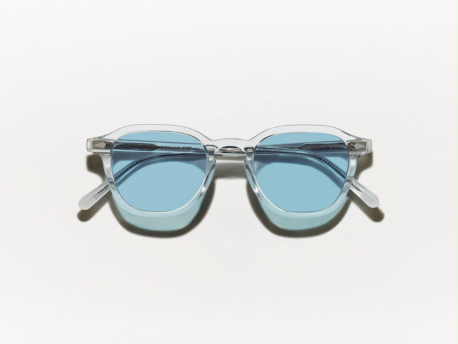 Lentes Moscot Billik 47, color ligth blue