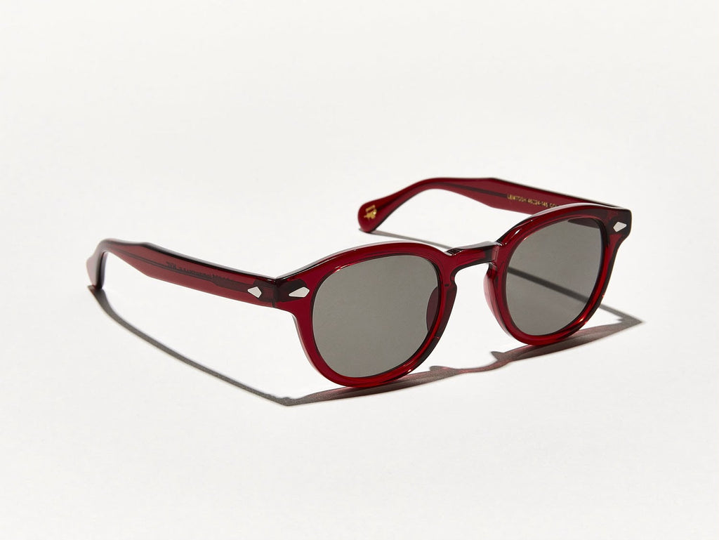 Lentes Moscot Lemtosh 46, color ruby.